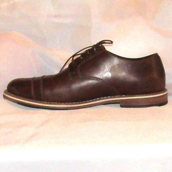 Helm Men's Brown Lace-Up Derbys Size 9 EE Made in Brazil - Picture 4 of 13